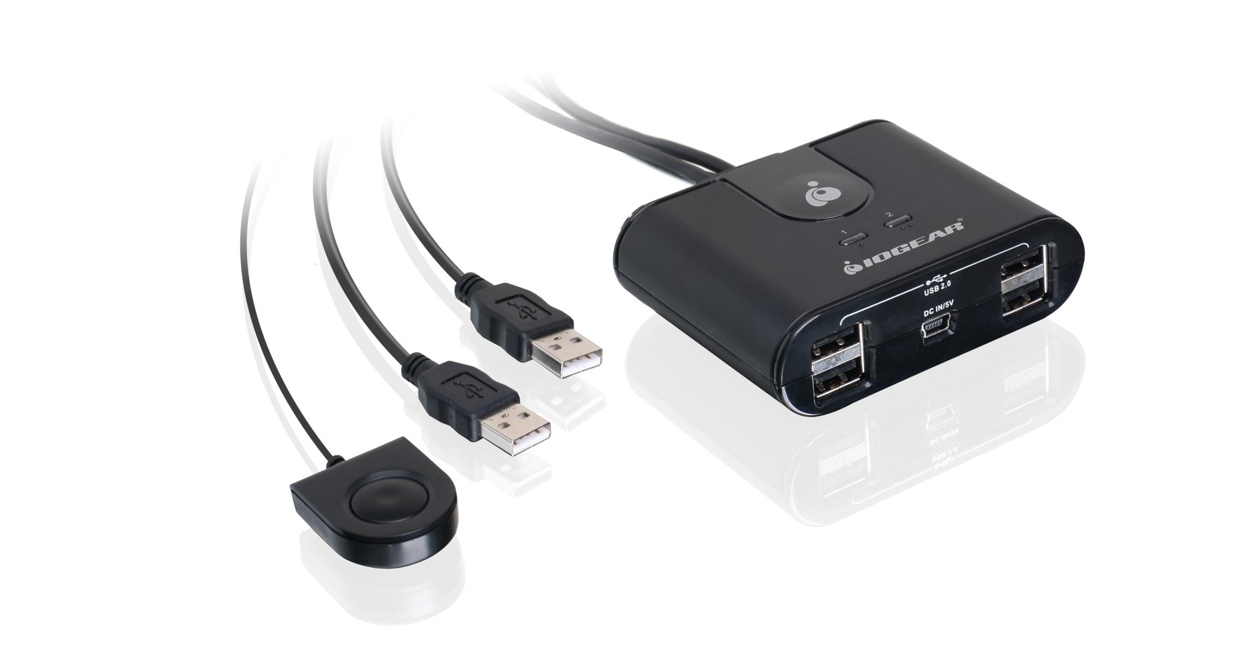 Amazon.com: IOGEAR USB 2.0 2x4 Peripheral Switching Hub - 2 PC